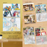 2023 Simple Custom Photo Collage 4 Per Month Kalender<br><div class="desc">Create your own custom personalized photo collage calendar with 4 photos per month utilizing this simple, easy-to-upload photo collage template including a full-bleed photo behind the calendar grid page. Ideal to feature favorite family, kids and pet pictures or showcase your photography to enjoy throughout the year. CALENDAR OPTIONS: Choose from...</div>