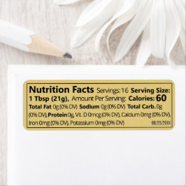 2023 Small Honey Nutrition Facts Gold Honey Food