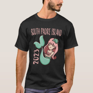 2023 South Padre Island Vacation Niedlich Meerjung T-Shirt
