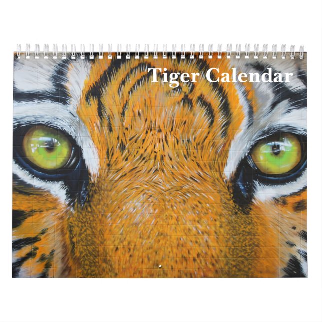 2023 Tiger Fotografie Wildtier Kalender (Titelbild)