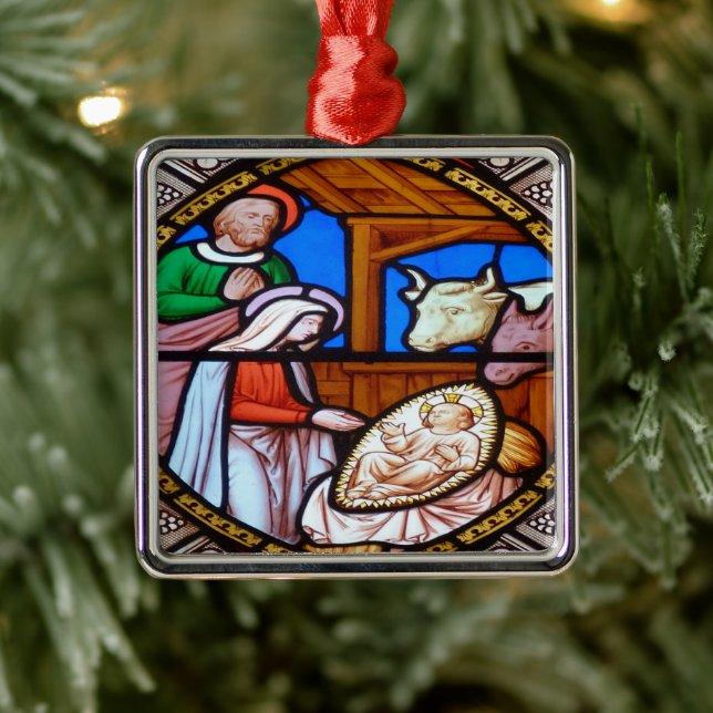 2023 Vintage Krippe Ornament Aus Metall (Baum)