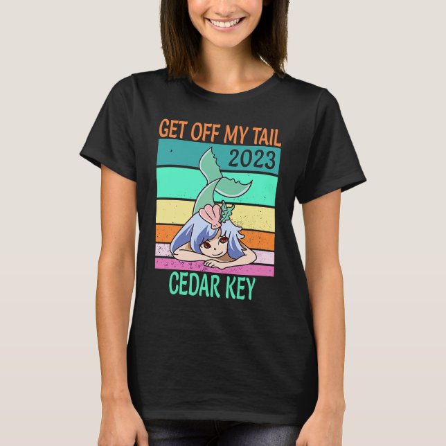 2023 Wassernixe Urlaub Cedar Key T-Shirt (Vorderseite)