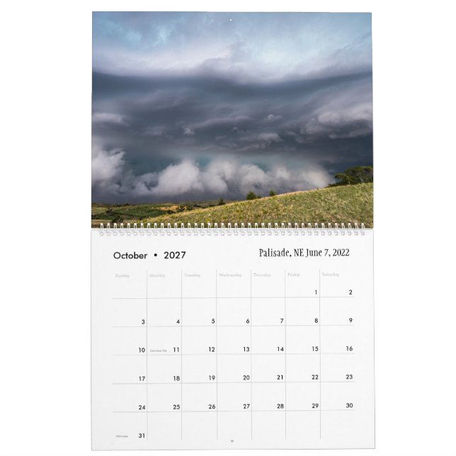 2023 Weather Calendar by Marcus Hustedde Kalender (Okt 2027)