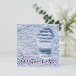 2023 Weihnachten Weihnachtsmann Boot Print