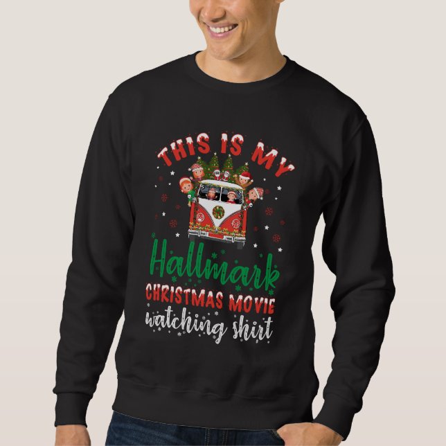 2023 Weihnachtsfilm in Hallmark Sweatshirt (Vorderseite)