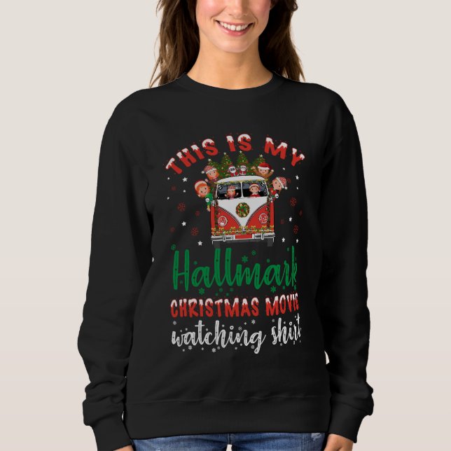 2023 Weihnachtsfilm in Hallmark Sweatshirt (Vorderseite)