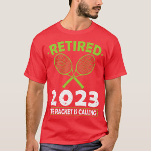 2023 wird das Tennisschläger-Racket zum Tennisplat T-Shirt