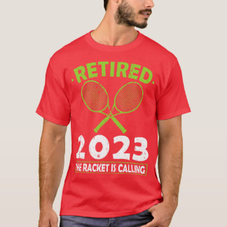 2023 wird das Tennisschläger-Racket zum Tennisplat T-Shirt