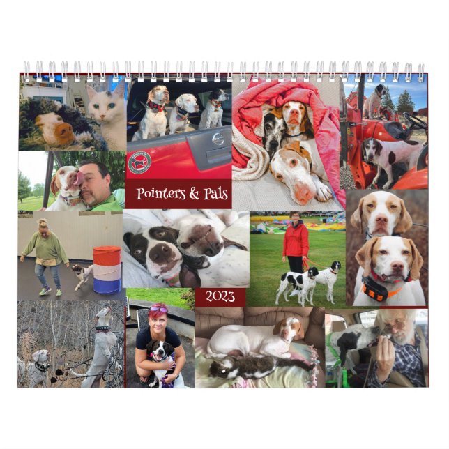2023 Zeiger & Pals Kalender PointerRescue Org (Titelbild)