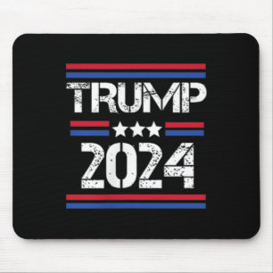 2024 2 Seite Ich stimme für verurteilten Felon Mousepad