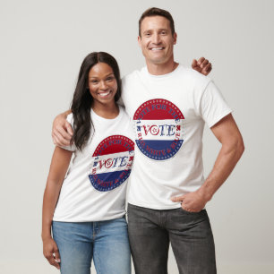 2024 Abstimmung über das Skript "Rote, Weiße und B T-Shirt