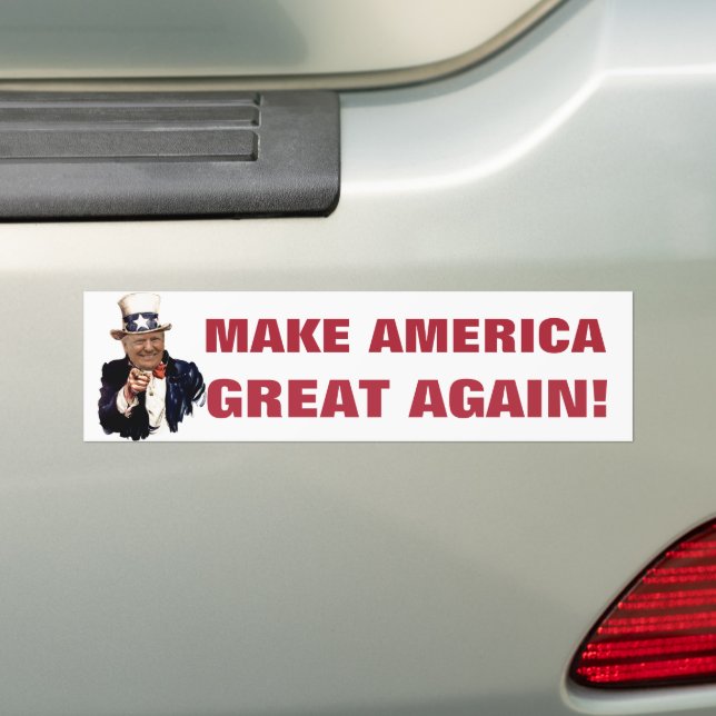2024 Amerika wieder groß machen Donald Trump Autoaufkleber (Auf Auto)
