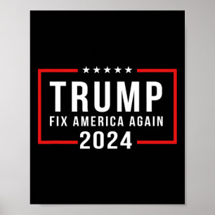 2024 Amerika wieder reparieren Donald Trump 2024 Poster