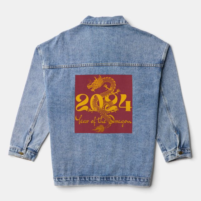 2024 Année du Nouvel An chinois du Dragon (Verso)