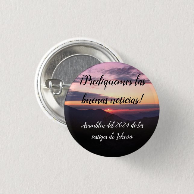 2024 Asamblea TJ atardecer (JW) personaliza Button (Vorne & Hinten)