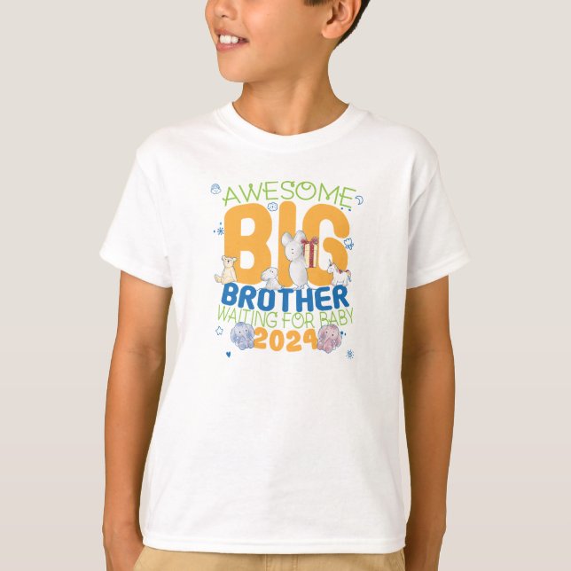2024 Big Brother Gewartet für Baby T-Shirt (Vorderseite)