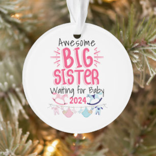 2024 Big Sister Attente de nouveau bébé frère