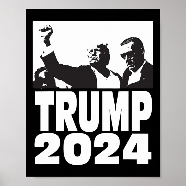 2024 Bulletproof Teflon Don Kundgebung Shooting Fi Poster (Vorne)