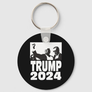 2024 Bulletproof Teflon Don Kundgebung Shooting Fi Schlüsselanhänger
