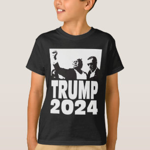 2024 Bulletproof Teflon Don Kundgebung Shooting Fi T-Shirt