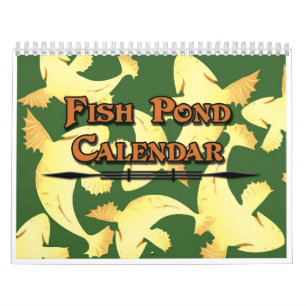 2024 Calendar Koi Fischteich - farbenfroh Kalender