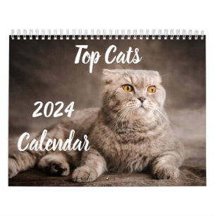 2024 Calendar Top Cats UK Events & Holidays Kalender