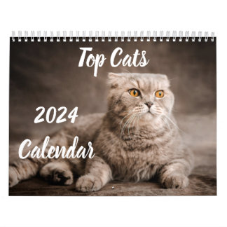 2024 Calendar Top Cats UK Events & Holidays Kalender