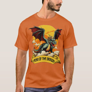 2024 Chinesisches Jahr des Drachen T-Shirt