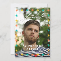 2024 Colorful Mexican Graduation Faire-part