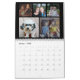 2024 Custom Modern Family 60 Foto Collage - schwar Kalender (Jan 2025)