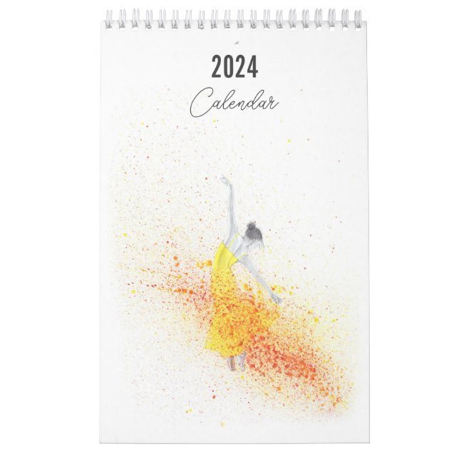 2024 Dance Art Calendar Kalender (Titelbild)