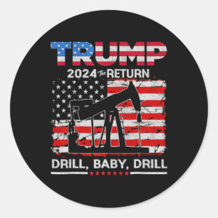 2024 Drill Baby Runder Aufkleber