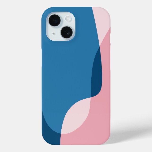 2024 Edition Rosa und Blau Case-Mate iPhone Hülle (Rückseite)