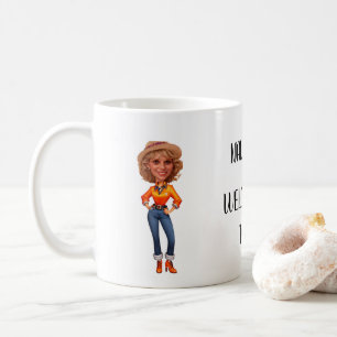 2024 Eigene Karikaturen für Unternehmen Kaffeetasse