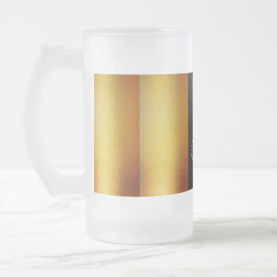 "2024: Ein Jahr der Erinnerung - Gedruckte Tasse" Mattglas Bierglas