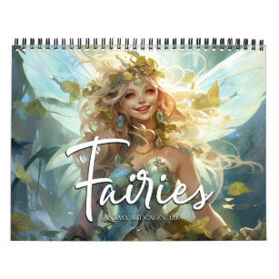 2024 Fairies 8 Fantasy Art Calendar Kalender