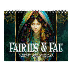 2024 Fairies & Fee 2 Fantasy Art Calendar Kalender
