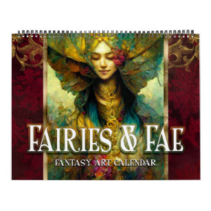 2024 Fairies & Fee 4 Fantasy Art Calendar Kalender