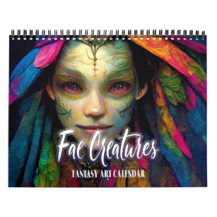 2024 Fee Kreaturen Fantasy Art Kalender