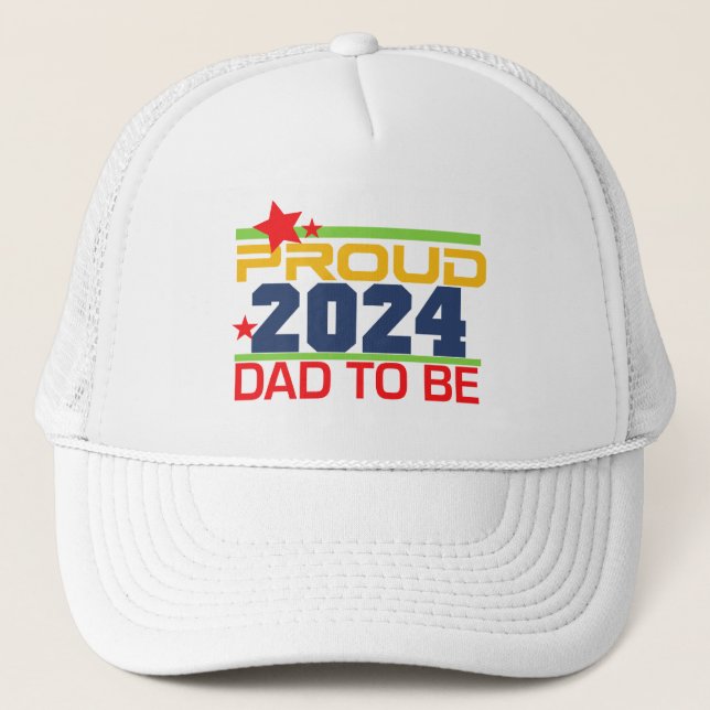 2024 Fier papa d'être Casquette (Devant)