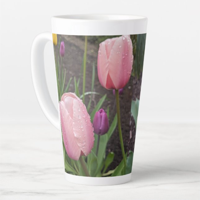 2024 Fleurs Latte Mug par RoseWrites (Angle gauche)