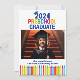 2024 Foto Custom Kids Abschluss Ankündigung