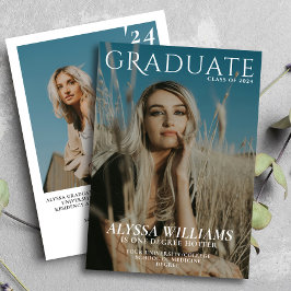 2024 Foto des Magazins "Moderne Uni Graduate" Ankündigung