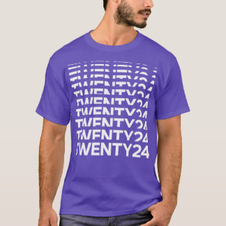 2024 ganz weiß T-Shirt