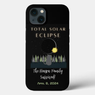 2024 Gesamter Solar Eclipse Survivor Individuelle Case-Mate iPhone Hülle