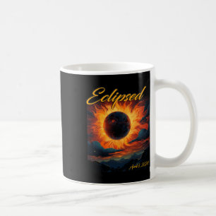 2024 Gesamter Sonnenmond-Total Kaffeetasse