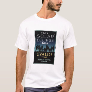 2024 Gesamtsolares Eclipse, Uvalde TX T-Shirt