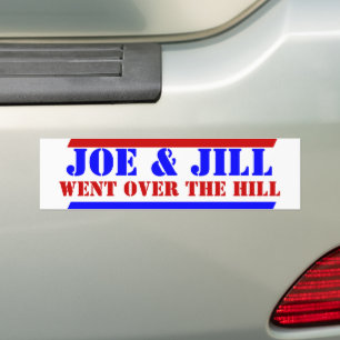 2024 ging Joe & Jill über den Hügel Autoaufkleber