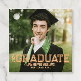2024 Graduate Personalisiert Foto Grad Party Geschenkanhänger