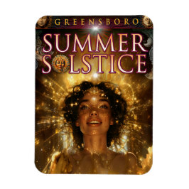2024 Greensboro Summer Solstice Souvenir Magnet